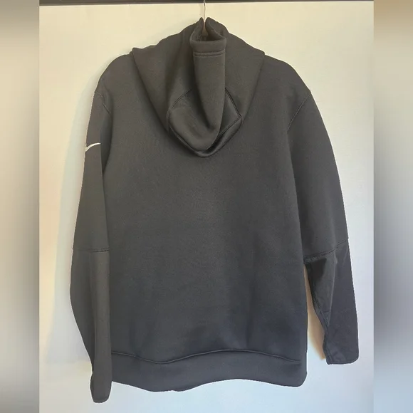 NIKE NFL JACKSONVILLE JAGUARS BLACK WITH TEAL LOGO HOODIE ON FIELD MENS SIZE XL